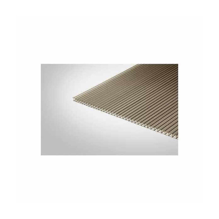 Сотовый поликарбонат 8 мм КОЛИБРИ бронза 2100х12000 мм